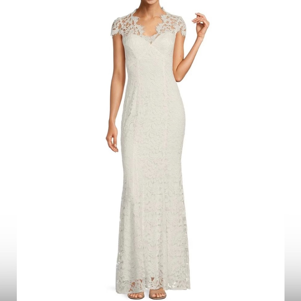 eliza j lace gown dress Size 8 / Wedding/Mother Of The Bride/ Vow Renewal
